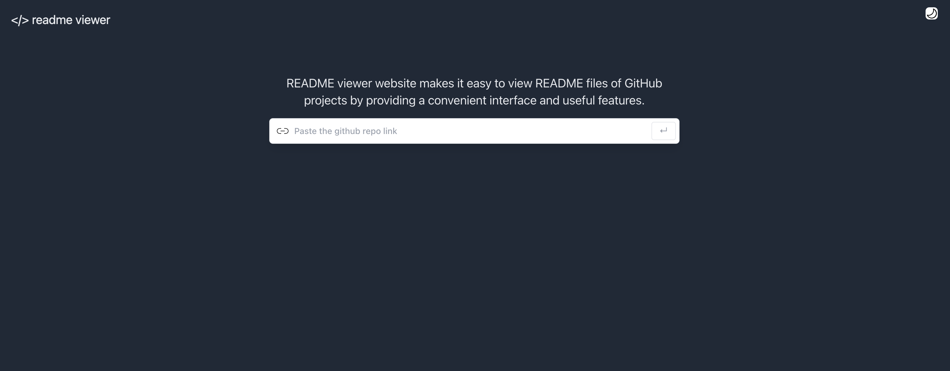 Readme viewer thumbnail